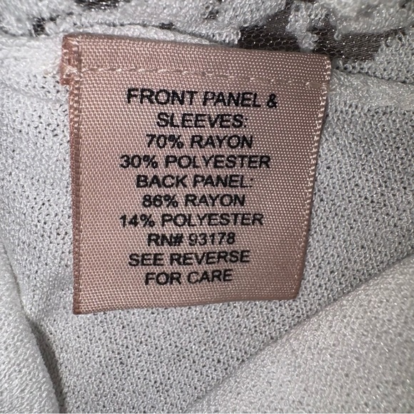 Philosophy White Gauze Top with Asymmetrical Hem, NWT - Picture 5 of 5